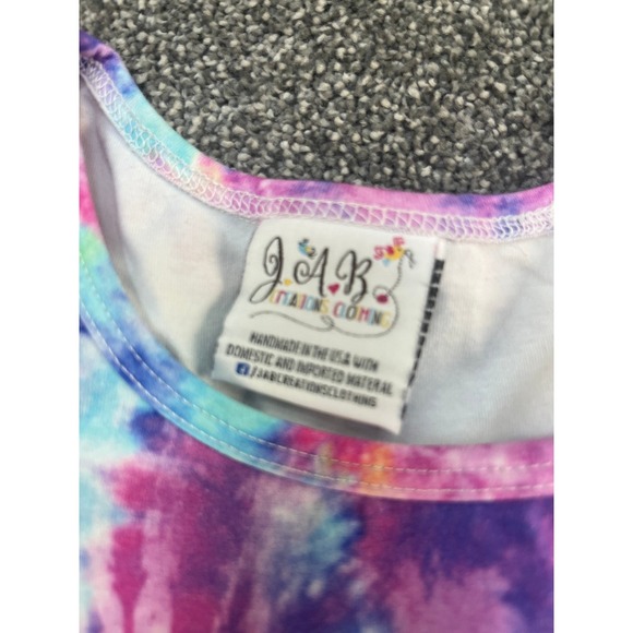 JAB Creations Clothing Kids Size 8 Lot of 3 - 2 Tank Tops & Leggings Set - Picture 9 of 11